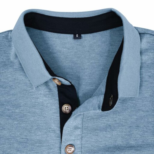 Polo shirt with a classic design and solid colors.