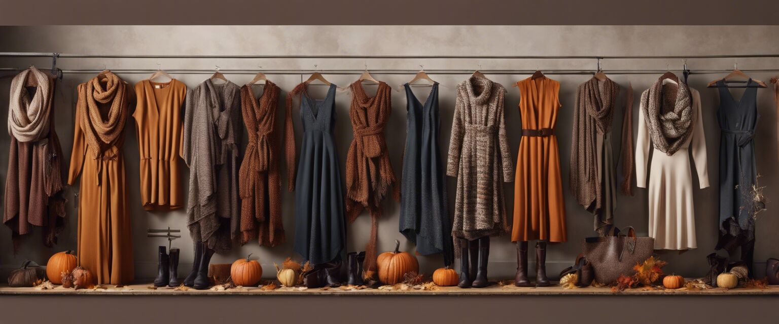 Styled fall dresses with accessories